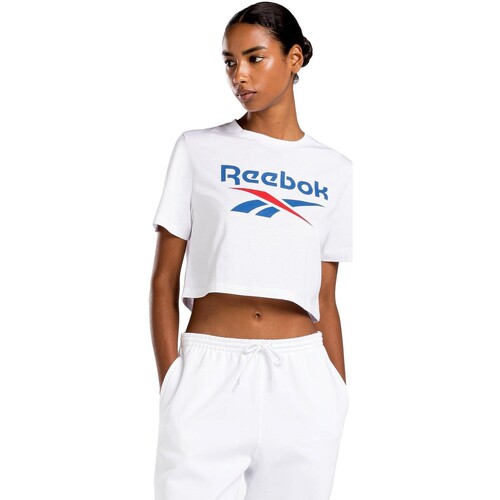 Odjeća Žene
 Majice kratkih rukava Reebok Sport CAMISETA CORTA MUJER  100037593 Bijela