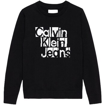 Odjeća Dječak
 Puloveri Calvin Klein Jeans IB0IB02021 Crna