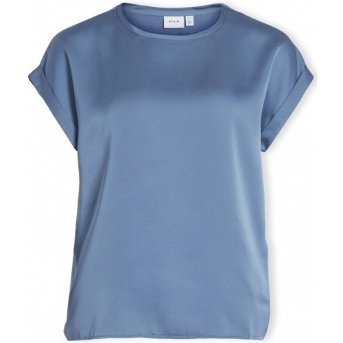 Odjeća Žene
 Topovi i bluze Vila Noos Top Ellette - Coronet Blue Plava