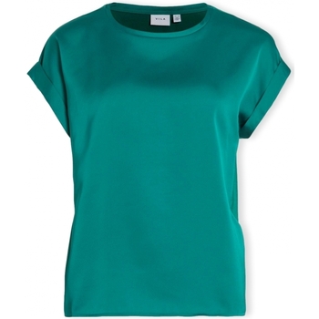 Odjeća Žene
 Topovi i bluze Vila Noos Top Ellette - Ultramarine Green Zelena