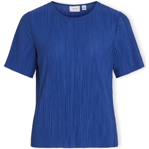 Odjeća Žene
 Topovi i bluze Vila Noos Top Plisa S/S - True blue Plava