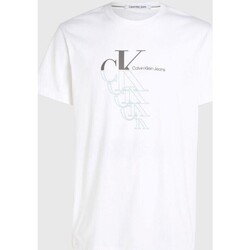 Odjeća Muškarci
 Majice kratkih rukava Calvin Klein Jeans J30J325352YAF Bijela