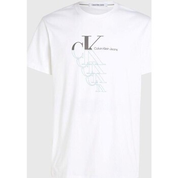 Odjeća Muškarci
 Majice kratkih rukava Calvin Klein Jeans J30J325352 Bijela