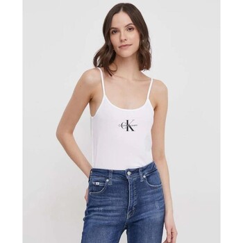 Odjeća Žene
 Majice / Polo majice Calvin Klein Jeans J20J223105YAF Bijela