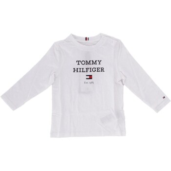 Odjeća Dječak
 Majice dugih rukava Tommy Hilfiger KB0KB08672 Bijela
