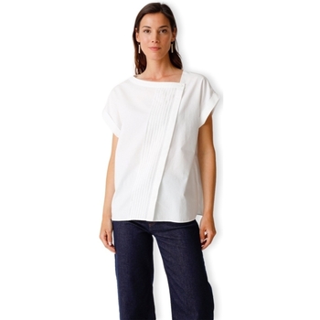 Odjeća Žene
 Topovi i bluze Skfk Anais Shirt - White Bijela