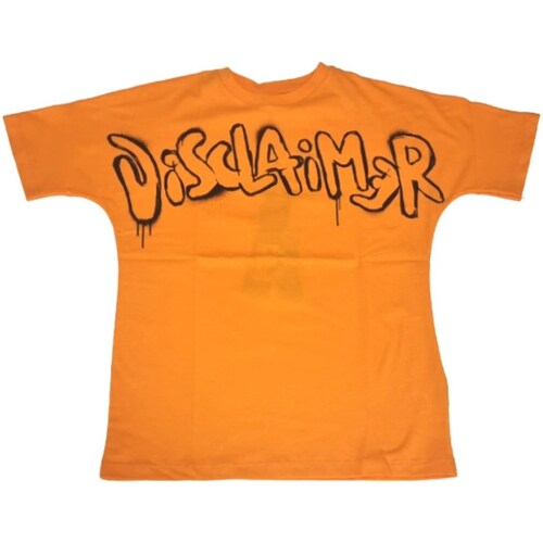 Odjeća Dječak
 Majice dugih rukava Disclaimer 58012 Narančasta