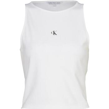 Odjeća Žene
 Topovi i bluze Calvin Klein Jeans  Bijela