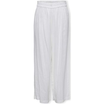 Odjeća Žene
 Hlače Only Noos Tokyo Linen Trousers - Bright White Bijela
