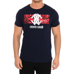 Odjeća Muškarci
 Majice kratkih rukava Roberto Cavalli FST647-NAVY Plava