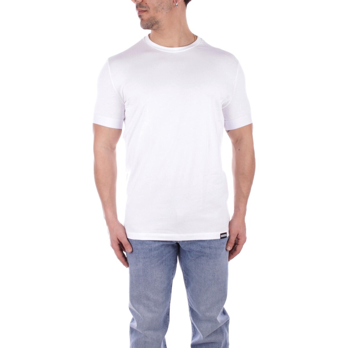 Odjeća Muškarci
 Majice kratkih rukava Dsquared D9M3U4810 Bijela