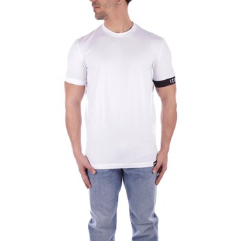 Odjeća Muškarci
 Majice kratkih rukava Dsquared D9M3S5030 Bijela