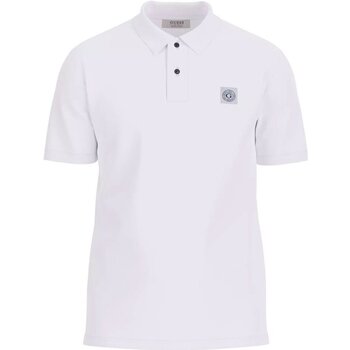 Odjeća Muškarci
 Majice / Polo majice Guess M2YP24 KC9T1 Bijela