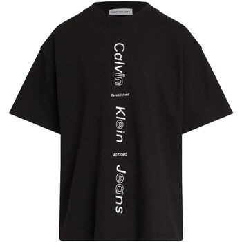 Odjeća Dječak
 Majice dugih rukava Calvin Klein Jeans IB0IB02036 Crna