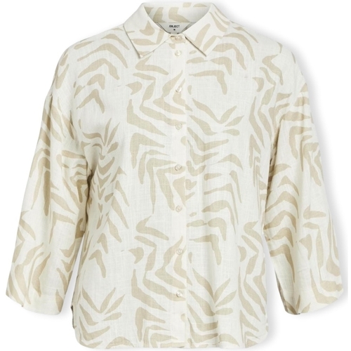 Odjeća Žene
 Topovi i bluze Object Emira Shirt L/S - Sandshell/Natural Bež