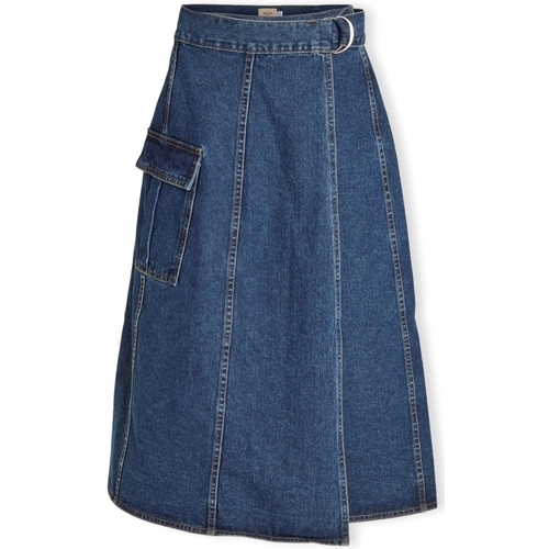 Odjeća Žene
 Suknje Vila Norma Skirt - Medium Blue Denim Smeđa
