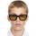 Satovi & nakit Sunčane naočale Off-White Occhiali da Sole  Midland 11018 Crna