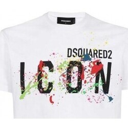 Odjeća Sportske majice Dsquared T-Shirt Icon Homme blanc Bijela
