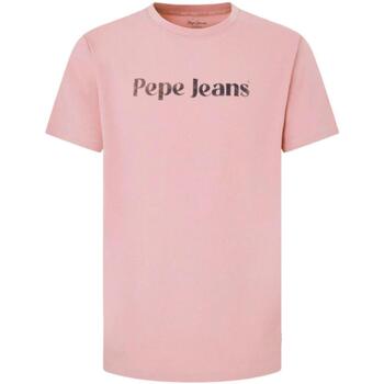 Odjeća Muškarci
 Majice kratkih rukava Pepe jeans  Ružičasta