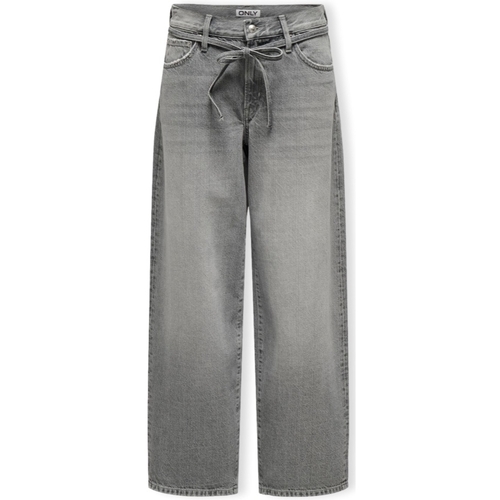 Odjeća Žene
 Traperice ravnog kroja Only Gianna Jeans - Medium Grey Denim Siva
