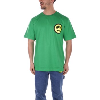 Odjeća Majice kratkih rukava Barrow S4BWUATH137 Zelena
