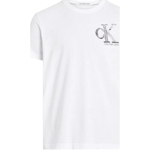 Odjeća Muškarci
 Majice kratkih rukava Calvin Klein Jeans  Bijela