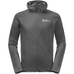 Odjeća Muškarci
 Gornji dijelovi trenirke Jack Wolfskin Baiselberg Hooded FZ M Siva