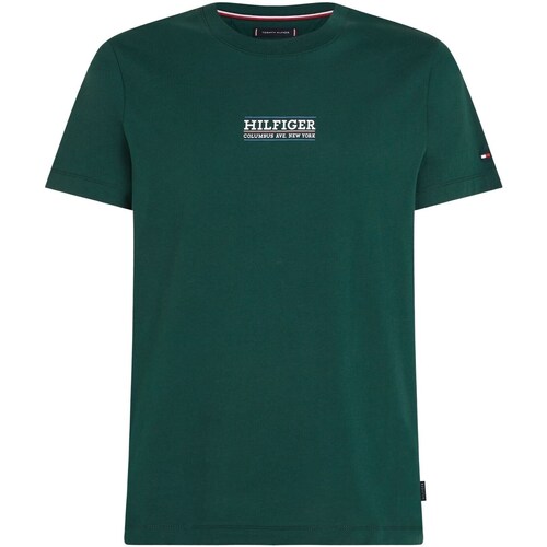 Odjeća Muškarci
 Polo majice dugih rukava Tommy Hilfiger MW0MW34387 Zelena