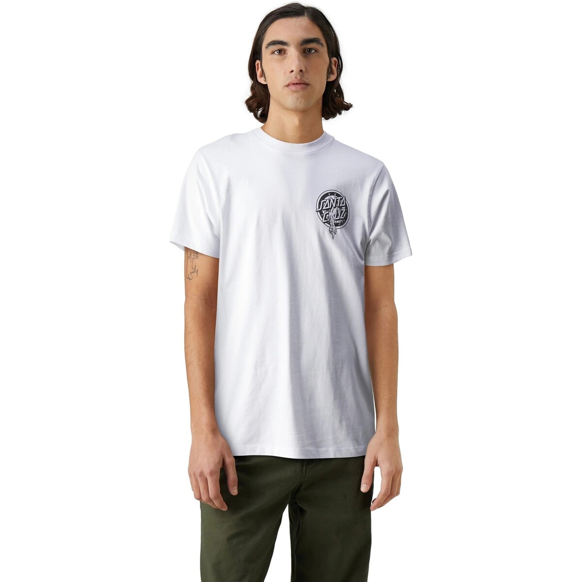 Odjeća Muškarci
 Majice kratkih rukava Santa Cruz  Bijela