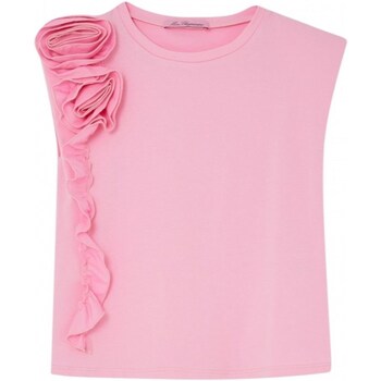 Odjeća Djevojčica Majice kratkih rukava Miss Blumarine IA4080J5003 Ružičasta