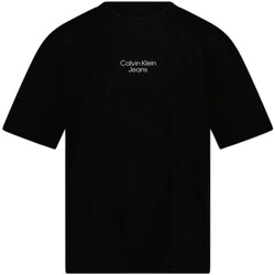 Odjeća Dječak
 Majice dugih rukava Calvin Klein Jeans IB0IB02034 Crna