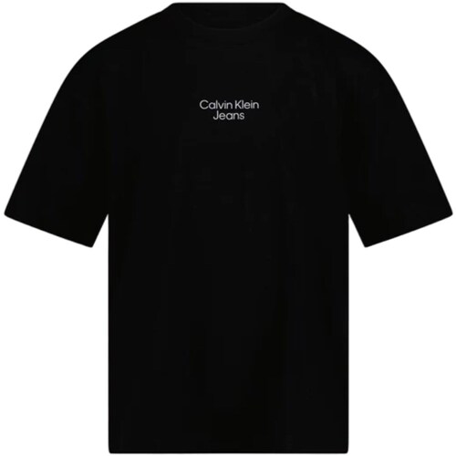 Odjeća Dječak
 Majice dugih rukava Calvin Klein Jeans IB0IB02034 Crna
