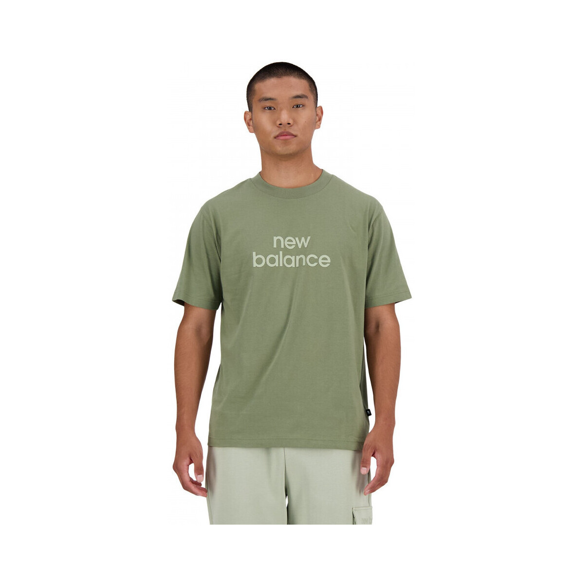 Odjeća Muškarci
 Majice / Polo majice New Balance Sport essentials linear t-shirt Zelena