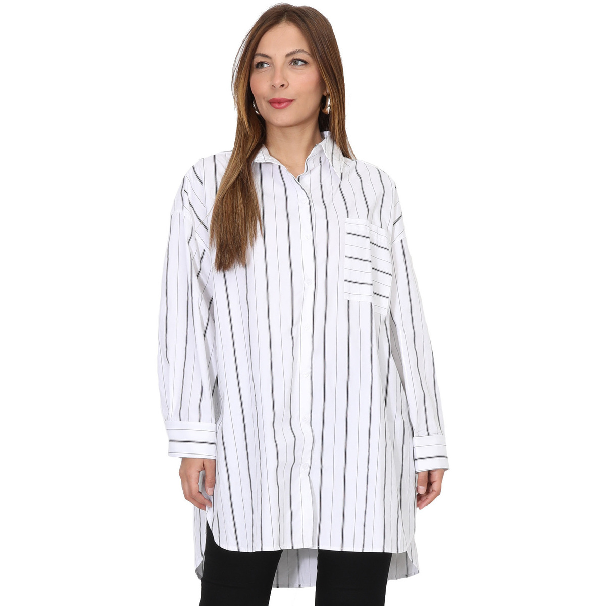 Odjeća Žene
 Košulje i bluze La Modeuse 70192_P163738 Bijela