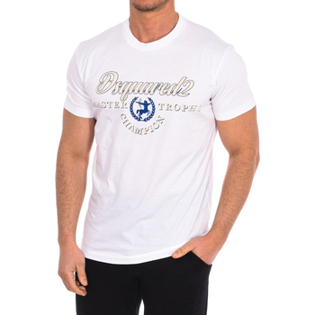 Odjeća Muškarci
 Majice kratkih rukava Dsquared S71GD1346-S23009-100 Bijela