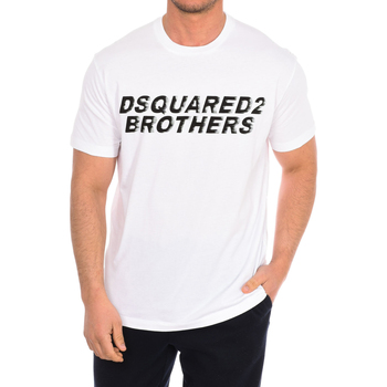 Odjeća Muškarci
 Majice kratkih rukava Dsquared S74GD0825-S22427-100 Bijela