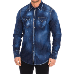 Odjeća Muškarci
 Košulje dugih rukava Dsquared S79DL0013-S30341-470 Plava