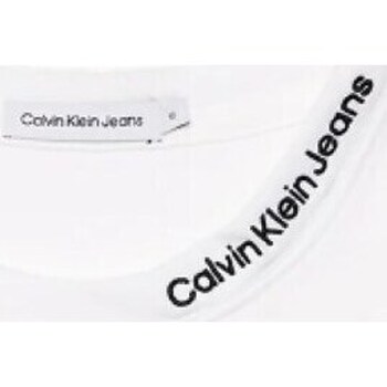 Odjeća Dječak
 Majice dugih rukava Calvin Klein Jeans IB0IB02032 Bijela