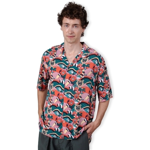 Odjeća Muškarci
 Košulje dugih rukava Brava Fabrics Yeye Weller Aloha Shirt - Red Višebojna