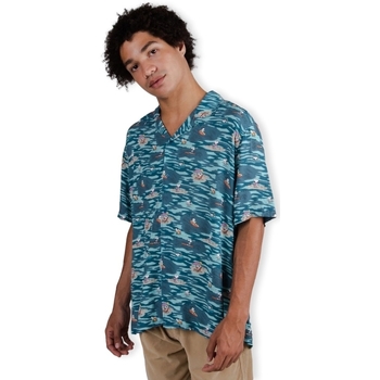 Odjeća Muškarci
 Košulje dugih rukava Brava Fabrics Peanuts Coast Aloha Shirt - Blue Plava