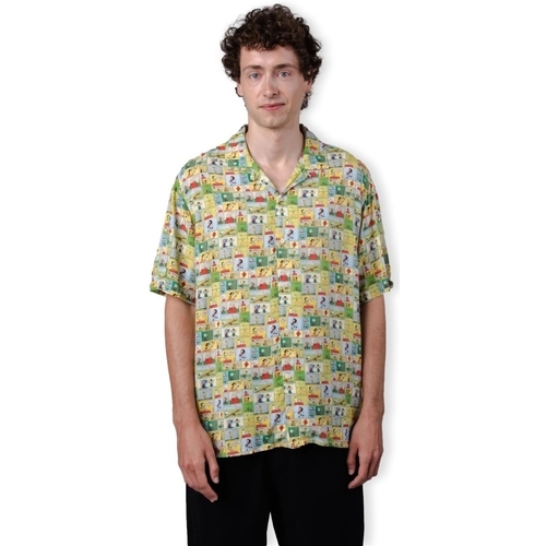 Odjeća Muškarci
 Košulje dugih rukava Brava Fabrics Peanuts Comic Aloha Shirt - Yellow žuta
