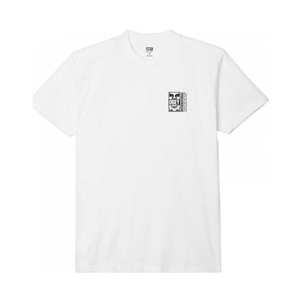 Odjeća Muškarci
 Majice / Polo majice Obey icon split Bijela