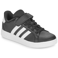 Obuća Djeca Niske tenisice Adidas Sportswear GRAND COURT 2.0 EL C Crna / Bijela