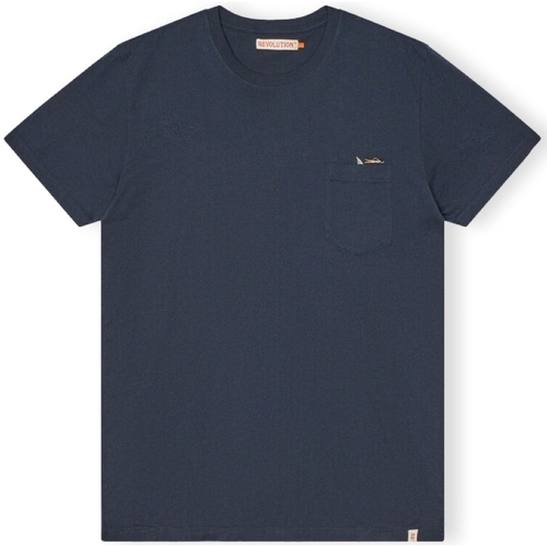 Odjeća Muškarci
 Majice / Polo majice Revolution T-Shirt Regular 1365 SHA - Blue Plava