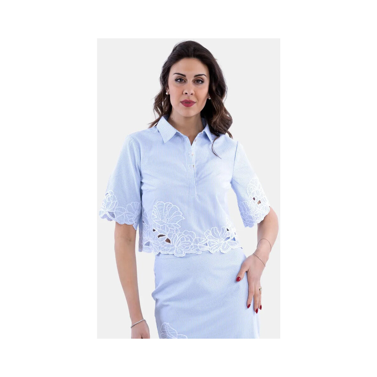 Odjeća Žene
 Košulje i bluze Fracomina FS24ST6001W445N8 Bezbojan
