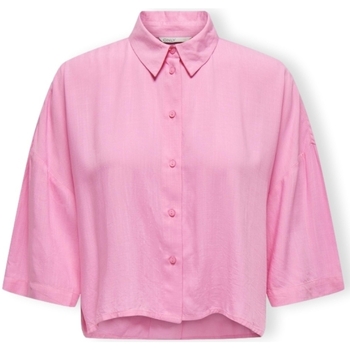 Odjeća Žene
 Topovi i bluze Only Noos Astrid Life Shirt 2/4 - Begonia Pink Ružičasta