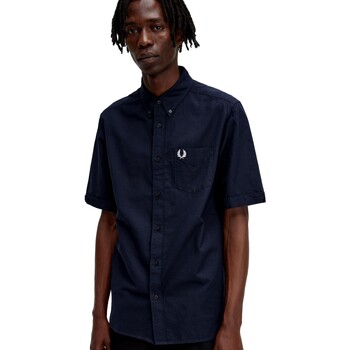 Fred Perry CAMISA HOMBRE OXFORD   M5503 Plava