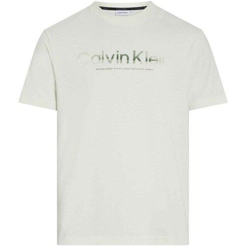 Odjeća Muškarci
 Polo majice dugih rukava Calvin Klein Jeans K10K112497 Bijela