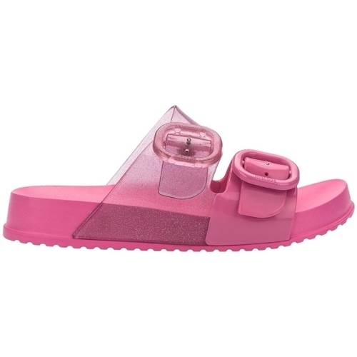 Obuća Djeca Sandale i polusandale Melissa MINI  Kids Cozy Slide - Glitter Pink Ružičasta