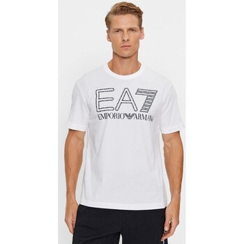Odjeća Muškarci
 Majice kratkih rukava Emporio Armani EA7 6RPT03 PJFFZ Bijela